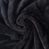 ZEVQ Oversize Black Wellsoft Duster - a dramatic hooded maxi plush coat for festival fashion