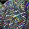 ZEVQ's premium Silver Iridescent Festival Jacket - a holographic sequin zip-up hoodie for festivals and raves.
