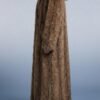 ZEVQ premium brown faux fur hooded festival parka worn at a festival