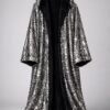 ZEVQ Sequin Maxi Duster with Welsoft Lining - custom length sparkly festival robe