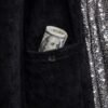 ZEVQ Sequin Maxi Duster with Welsoft Lining - custom length sparkly festival robe