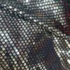 Model wearing the premium Silver Sequin Suit with lined blazer and lycra flare pants from ZEVQ.