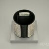 ZEVQ Silver Sequin Secret Pocket Wristband with hidden stash compartment for festivals